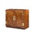 Mid-Century Modern Henredon Campaign Mid Century Walnut and Brass Cabinet For Sale - Image 3 of 7