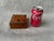 Wood Small Antique Burl Hinged Box For Sale - Image 7 of 16