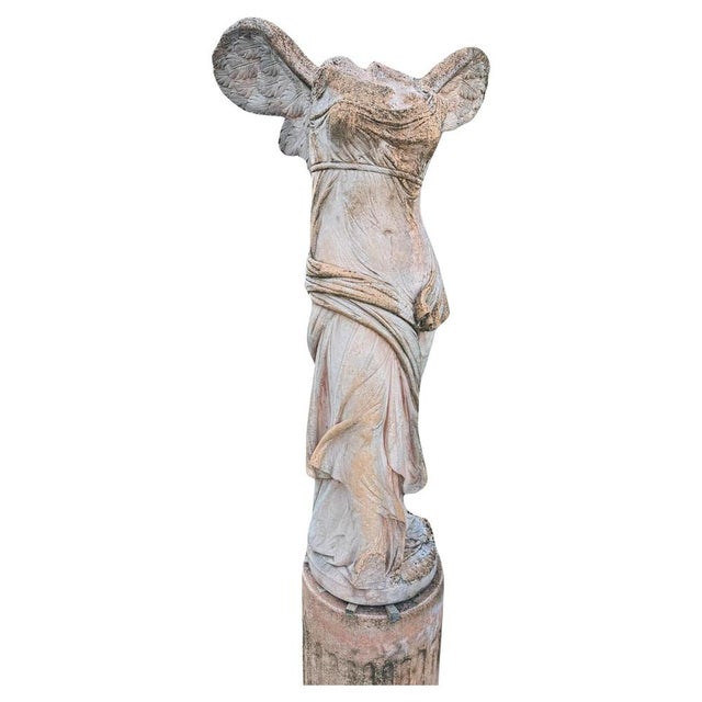 Tuscan Artist, Nike of Samothrace, Late 19th-20th Century, Terracotta For Sale - Image 4 of 15