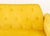Contemporary Yellow Velvet Upholstered Convertible Sofa For Sale - Image 4 of 8