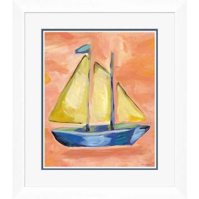 Contemporary Norton Sail By Dana Gibson, Framed Art Print For Sale - Image 3 of 3