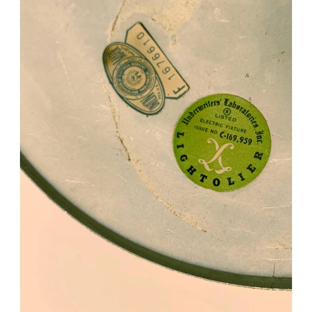 Lightolier Vintage Patinated Copper Pendant For Sale In Chicago - Image 6 of 7