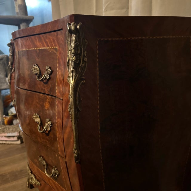 Louis XV French Style 19th Century Bombe Chest For Sale - Image 12 of 12