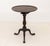 George III Style Mahogany Tripod Table, the birdcage tilt top above three cabriole legs. 28" H x 22.5" Diameter....