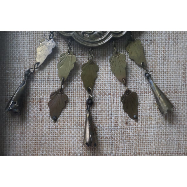Mid 20th Century Vintage Framed Chinese Changming Suo Longevity Lock Amulet For Sale - Image 5 of 18