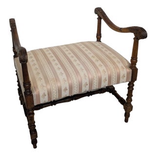 19th Century Louis XIV Style Ceremonial Piano Bench For Sale