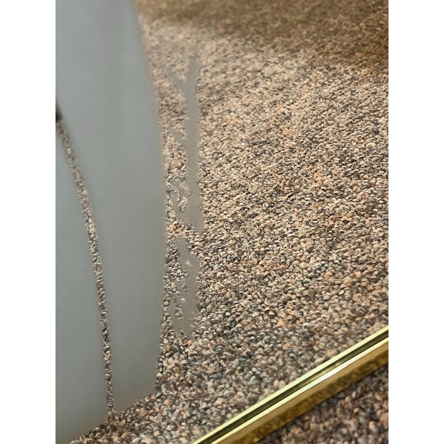 1980s Windsor Art 1980's Etched Glass Mirrors Robert Slimbach Palm Beach Regency For Sale - Image 5 of 12