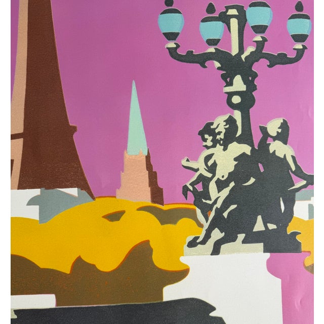 White Paul Catherall, Eiffel Tower, Paris, Copyright TfL 2008, Printed in Uk For Sale - Image 8 of 15