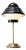 Mid-Century Italian Brass and Glass Table Lamp, 1960s For Sale