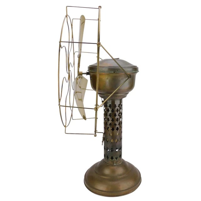 Circa 1914 "The Thermo Fan" by Thermo Engine Company Hot Air Fan For Sale In Charlotte - Image 6 of 11