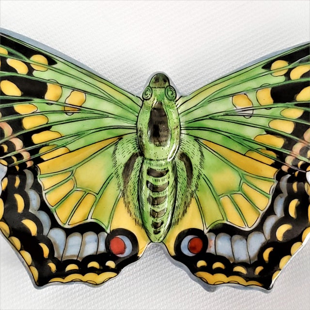 Ceramic Box Jewelry Butterfly by Fabienne Jouvin For Sale - Image 7 of 14