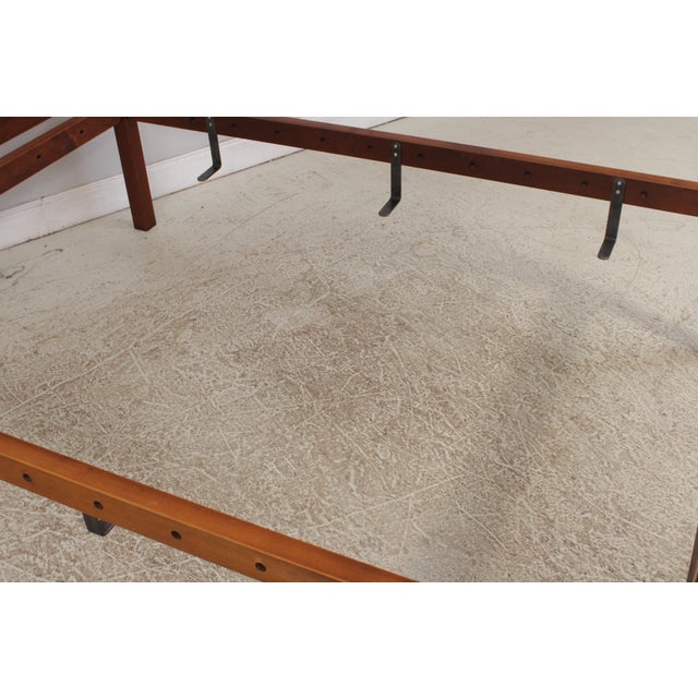 Eldred Wheeler Full Size Cherry Rope Style Poster Canopy Bed For Sale - Image 11 of 14
