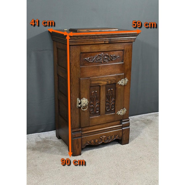 Small Cooler in Oak For Sale - Image 17 of 18