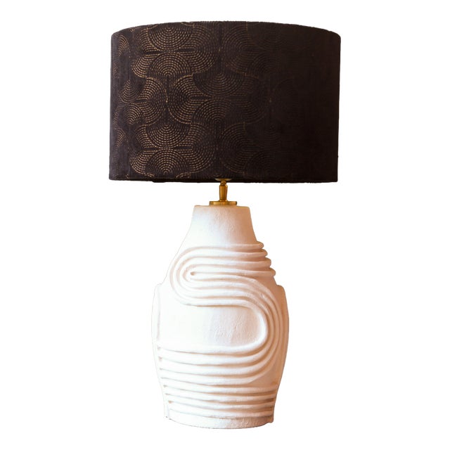 Modern Ceramic Handcrafted Lamp Base For Sale