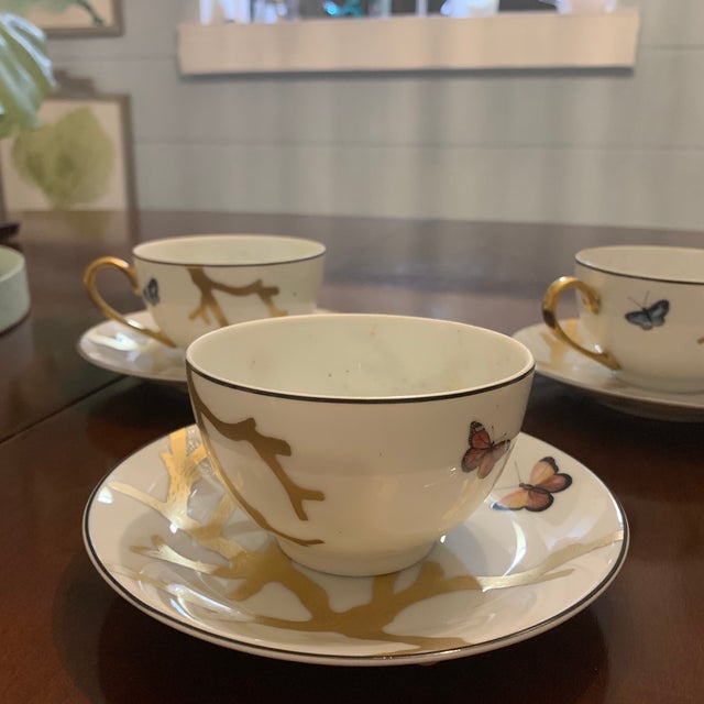 Bernardaud Bernardaud Birds of Paradise Coffee - Set for 6 For Sale - Image 4 of 4