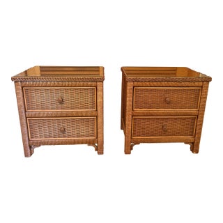 1980s Pair of Henry Link Pair of Nightstands For Sale
