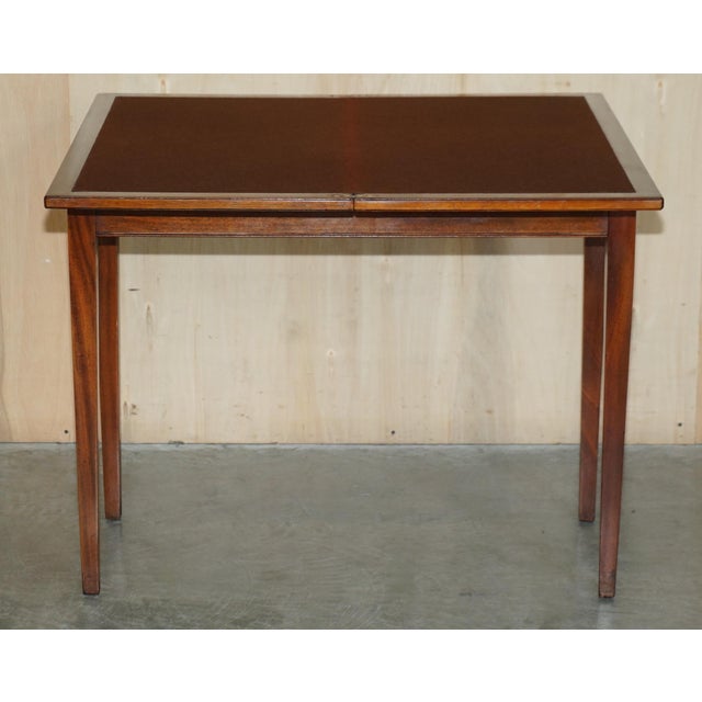 Antique Sheraton Burr & Burl Walnut Card Games Table with Satinwood Detail For Sale - Image 17 of 18