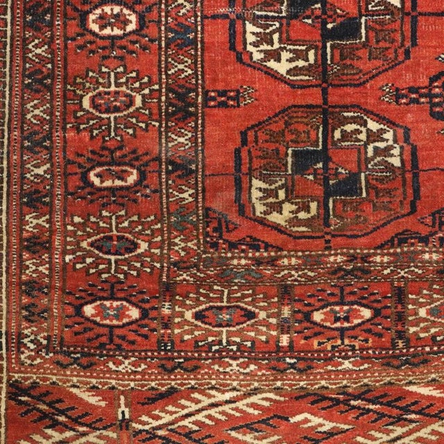 Vintage Bukhara Rug, Turkmenistan For Sale - Image 5 of 8