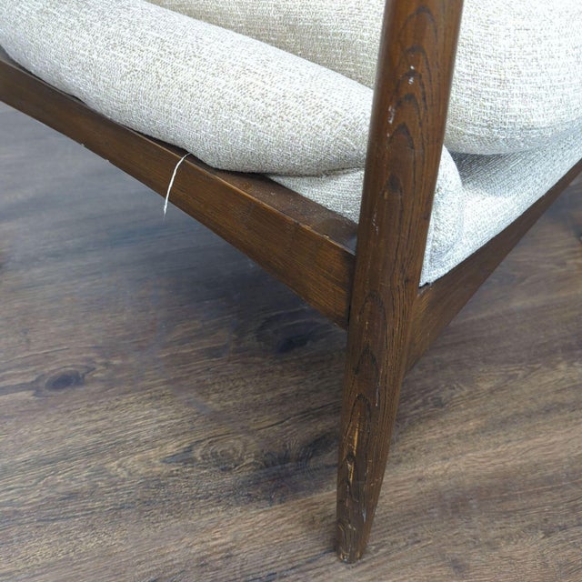 Four Hands Braden Modern Lounge Chair With Wooden Frame and Light Upholstery For Sale In San Francisco - Image 6 of 6