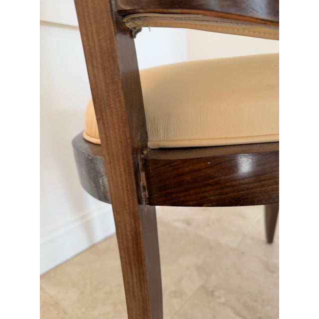 1930s Italian Art Deco Dining Chairs For Sale - Image 10 of 12