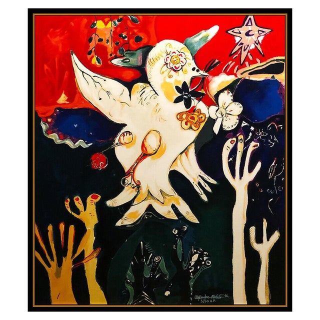 Cubism 1990s Release The Peace, Alexandra Nechita For Sale - Image 3 of 5