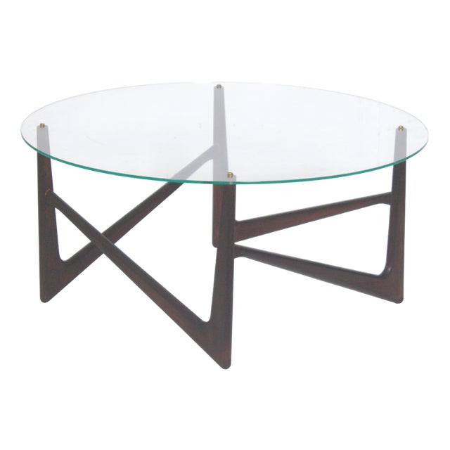 Sculptural Coffee Table in the style of Ico Parisi, 1950s For Sale