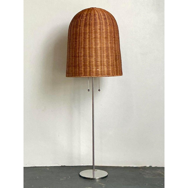 Late 20th Century Vintage Boho "Bell" Floor Lamp For Sale - Image 5 of 10