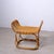 Tan Vintage Italian Bamboo and Wicker Ottoman, 1950s For Sale - Image 8 of 13