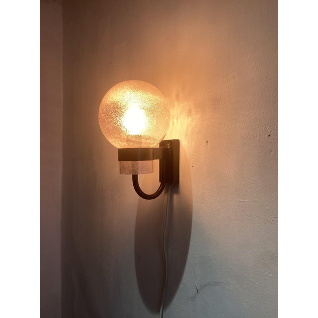 Garden Wall Light, 1960, in Good conditions. Designed 1960 to 1969 Up to 250V (Europe/UK Standard).The wiring of this item...