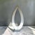 White Vintage Monumental Tusk Style Floor Lamp For Sale - Image 8 of 11