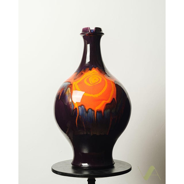 1970s Large Porcelain Vase Jug from Hutschenreuther, 1970s For Sale - Image 5 of 7