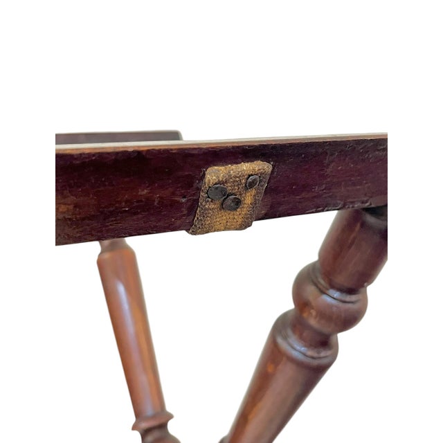 Antique English Mahogany Butler’s Tray Table or Luggage Stand No Tray For Sale - Image 13 of 13
