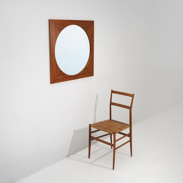 Vitnage Teak Wall Mirror, 1960s For Sale - Image 10 of 11