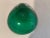 Mid-Century Modern Murano Emerald Green and Gold Controlled Bubble Bowl For Sale - Image 3 of 10