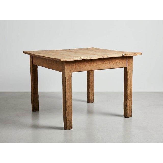 Antique Farmhouse Table in Oak, 1850s, in Very Good conditions. Designed before 1890 This piece has an attribution mark, I...