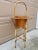 Wood Mid-Century Rattan and Bamboo Champagne Butler Stand For Sale - Image 7 of 13