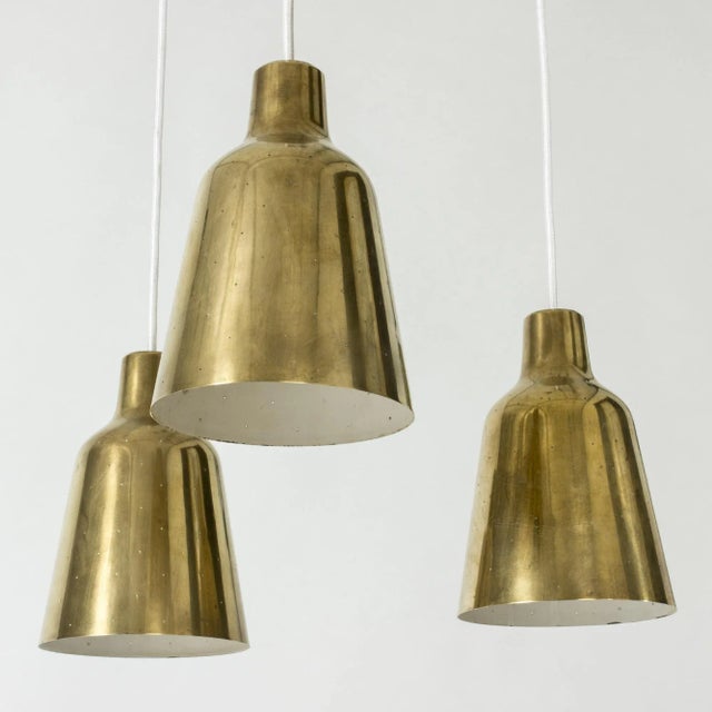 Brass Ceiling Lamp by Hans Bergström for Ateljé Lyktan For Sale - Image 3 of 9