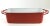 Campaign Vintage Dansk Red Enamel Loaf Pan France For Sale - Image 3 of 12