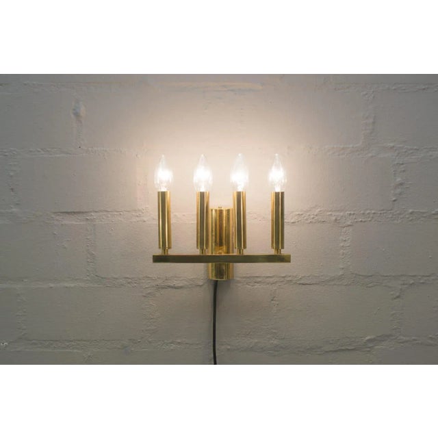 Gilded Wall Lights, 1960s, Set of 2 For Sale - Image 6 of 8