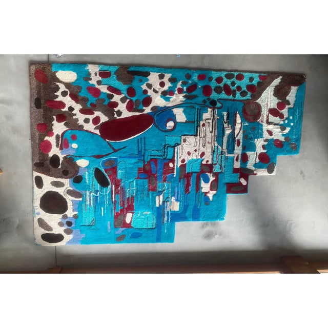 This rug is a unique piece that cannot be repeated. In pure merino wool, inspired by the nature that I have in front of my...