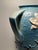 Ceramic 1940s Vintage Roseville Pottery Blue Magnolia Vase Two-Handled Large 18.5"h For Sale - Image 7 of 9