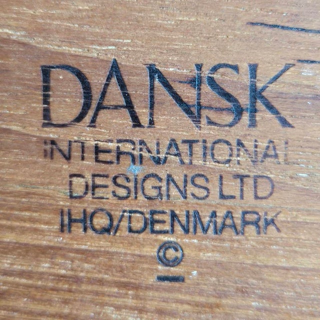 Mid 20th Century Danish Teak Round Carving/Charcuterie Board, Designed by Jens Quistgaard for Dansk For Sale - Image 11 of 14