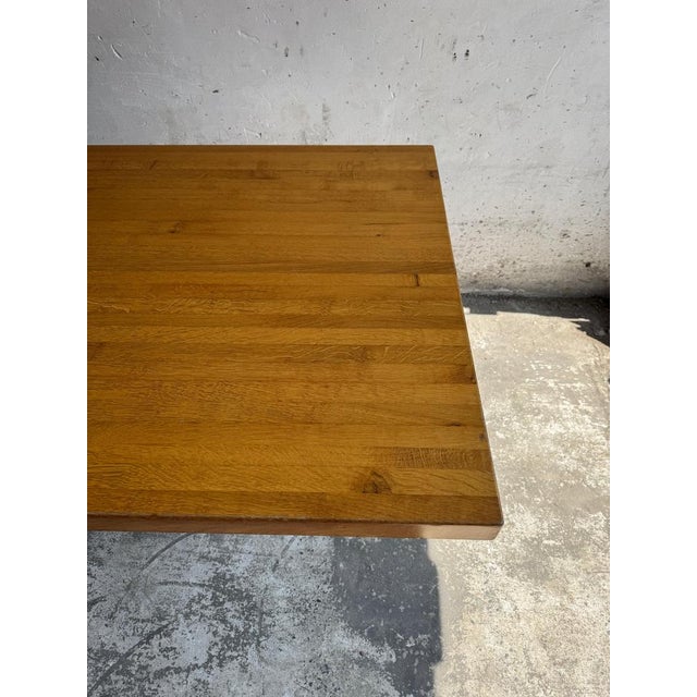 Geometric Brutalist Dining Table, 1980s For Sale - Image 13 of 16