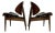 Pair - Mid Century Modern Clam Shell Chairs by Kodawood, C. 1960's For Sale