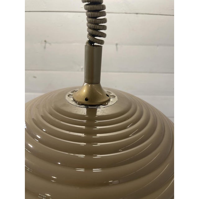 Plastic Vintage Adjustable Hanging Lamp in Plastic from Meblo, 1960s For Sale - Image 7 of 8
