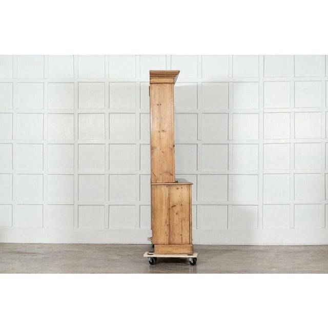 English Pine Bookcase or Dresser, 1880s For Sale - Image 8 of 16