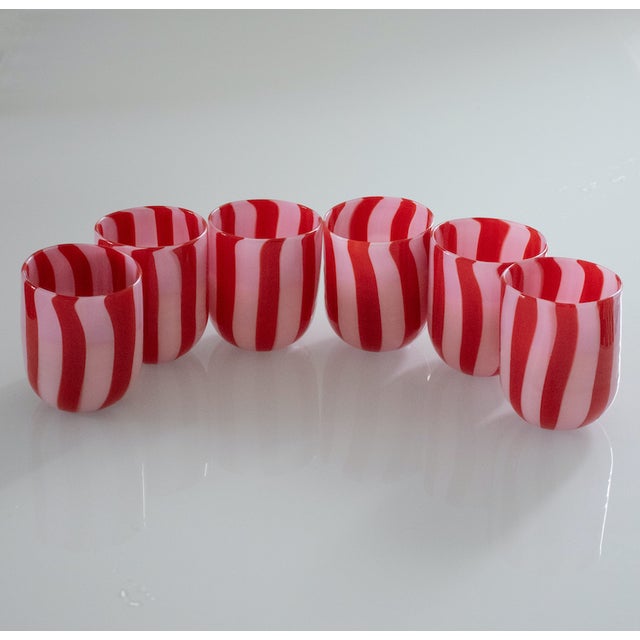 Drinking Set by Maryana Iskra for Ribes Studio, Set of 6 For Sale - Image 7 of 14