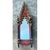 Vintage Gothic Revival Wood and Mirrored Glass Wall Mirror For Sale - Image 11 of 12