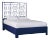 Ohana Platform Bed Queen, Navy Blue For Sale