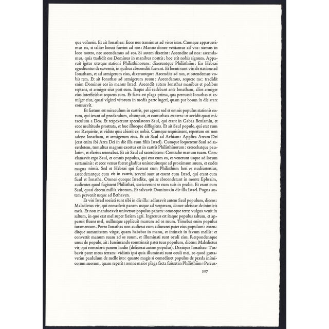 1960s 1967 Salvador Dalí Biblia Sacra Lithograph "Gloria Vultus Moysi" (Glory of the Face of Moses) For Sale - Image 5 of 10